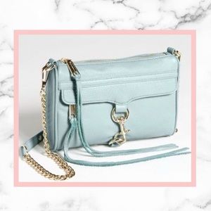 SOLD! Rebecca Minkoff Mint Mini Mac Crossbody